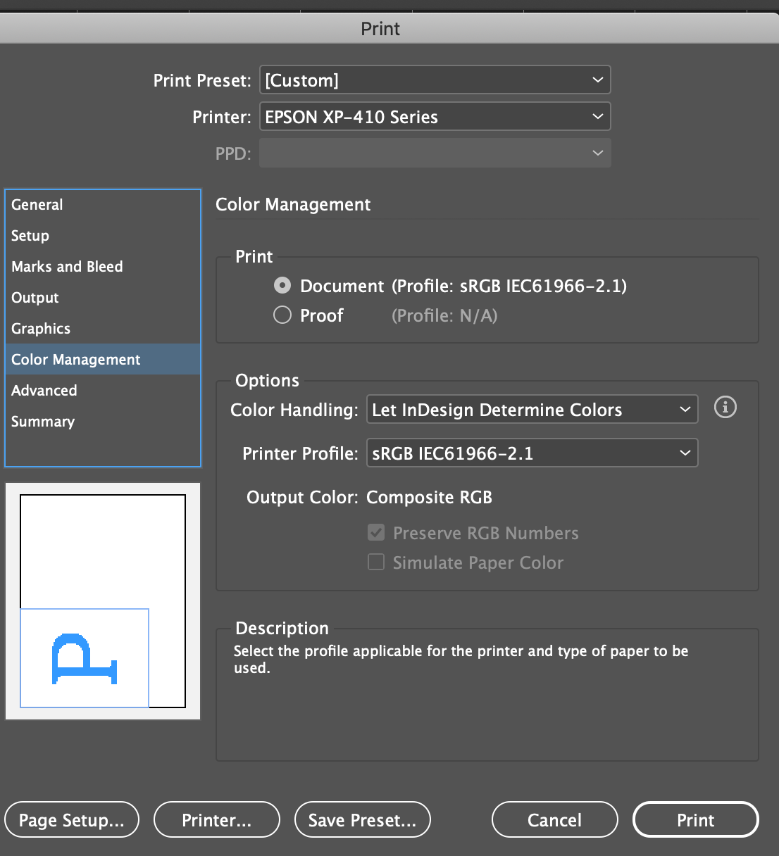 InDesign Color Printing Issues Adobe Community 10409483